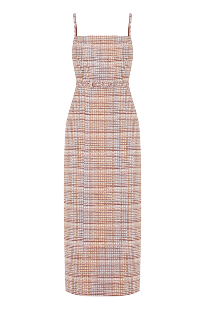 Vestido Midi Saint-Lo Clemence - VINHO