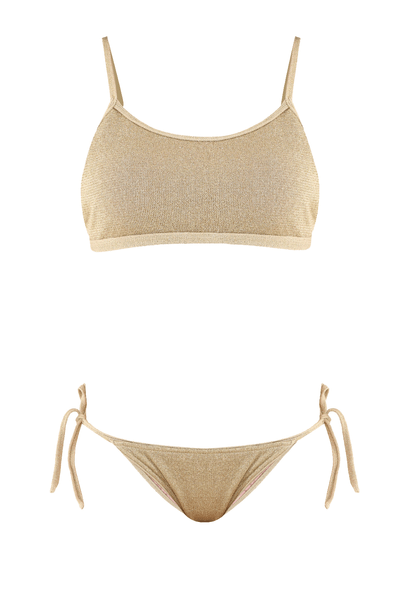 Biquíni Tricot Golden Allmost Vintage - DOURADO