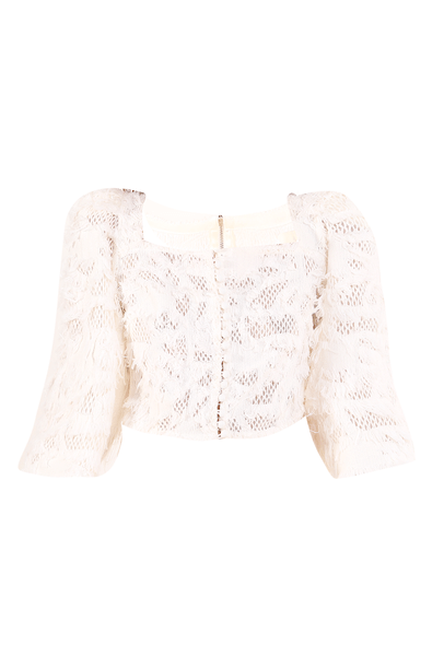 Blusa Bruyere Framed - OFF WHITE
