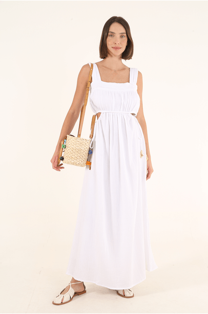 Vestido Esperanto Framed - OFF WHITE