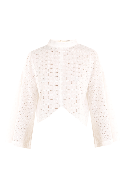 Blusa Niponica Off White Lilly Sarti - OFF WHITE