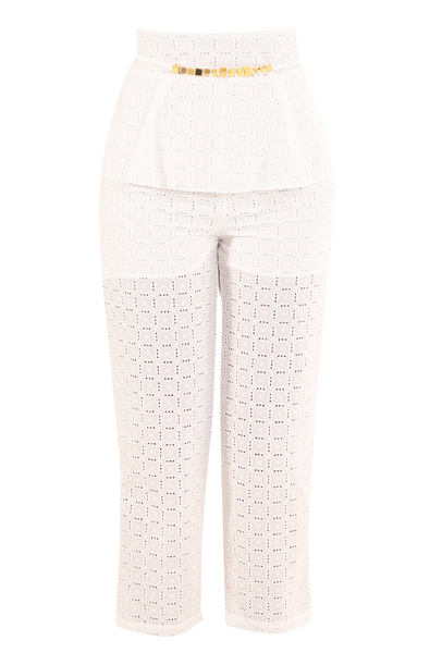 Calça Hematita Off White Lilly Sarti - OFF WHITE
