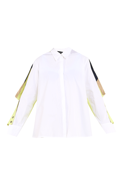 Camisa Cotton Mix Branco Coven - BRANCO