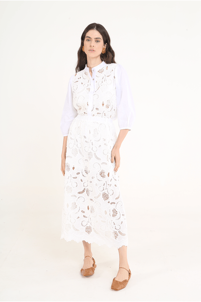Saia Festlich Allmost Vintage - BRANCO