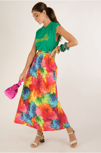 Saia Flower Camp Allmost Vintage - MULTICOLORIDO