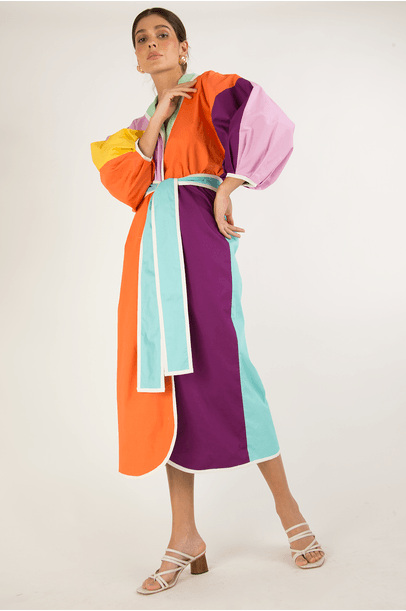 Vestido Picolé Allmost Vintage - MULTICOLORIDO