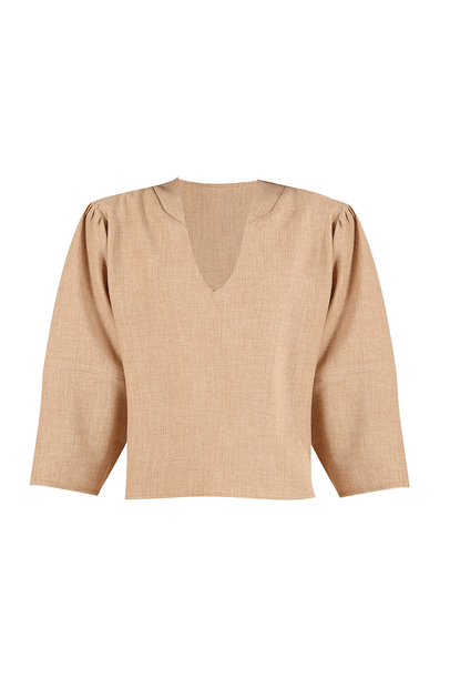 Camiseta Ternura Bege A.Niemeyer - BEGE