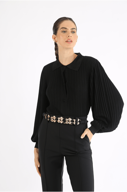 Camisa Jhon Preto Leela 127 - PRETO