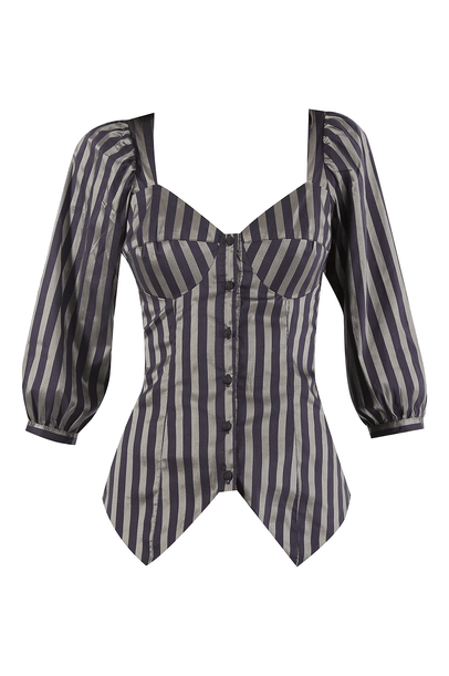 Blusa Silver Stripes Allmost Vintage - LISTRAS