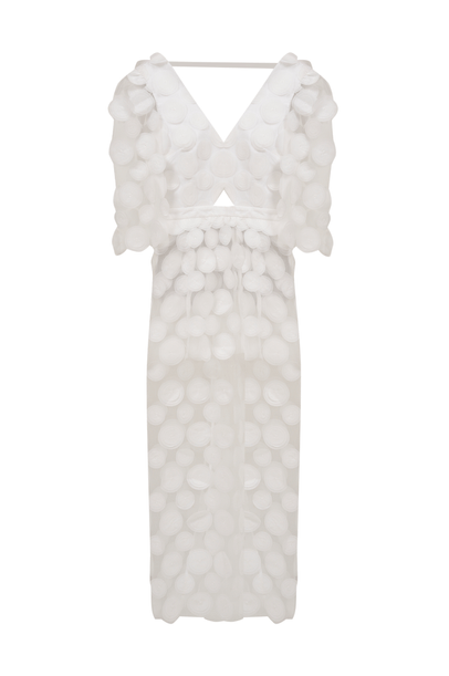 Vestido Midi Maragliano Framed - BRANCO