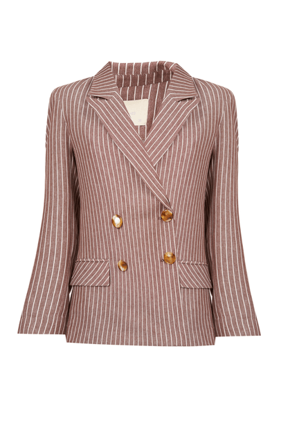 Blazer Verard Framed - MARROM