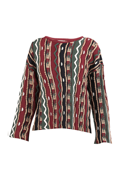 Blusa New Wavy Allmost Vintage - MULTICOLORIDO