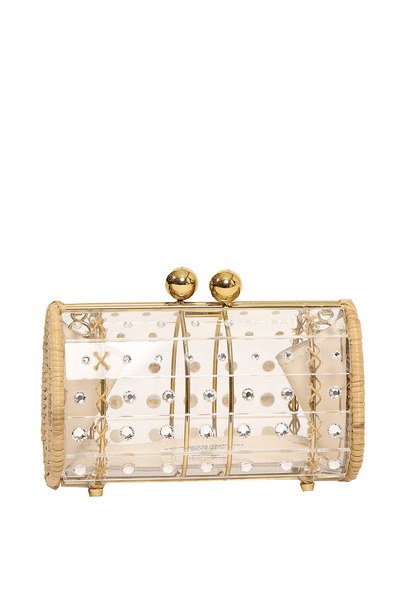 Clutch Strass Dourado Waiwai - DOURADO