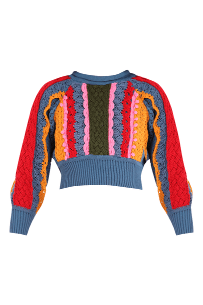Blusa Tricot Courchevel Framed - MULTICOLORIDO