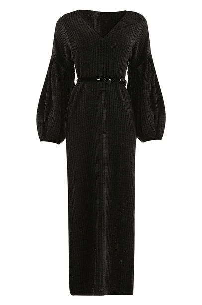 Vestido Midi Ceyreste Framed - PRETO