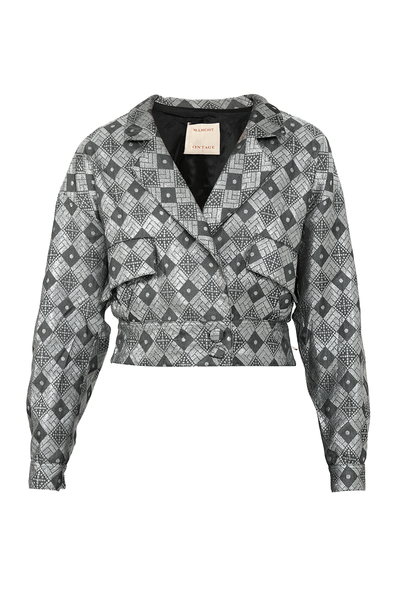 Spencer Geometric Silver Allmost Vintage - PRATA
