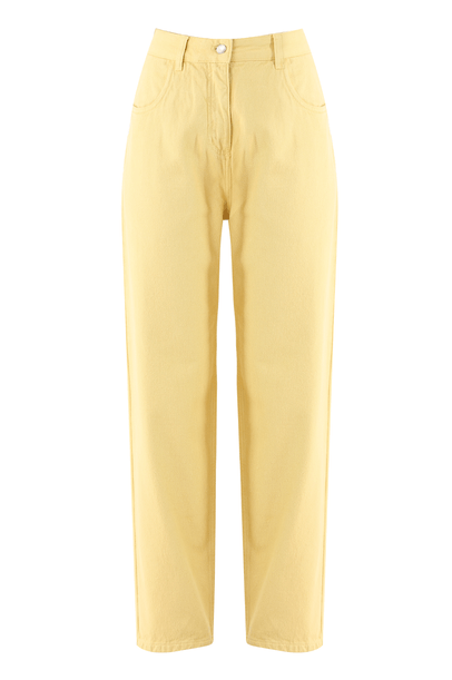 Calça Sarja Unissex Amarelo Egrey - AMARELO
