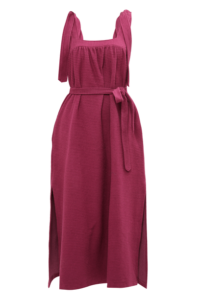 Vestido De Alça Montpellier Framed - ROXO
