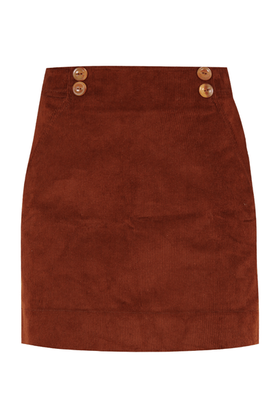 Saia Mini Colmar Clemence - MARROM