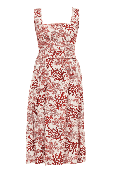 Vestido Leila Linnen - OFF WHITE