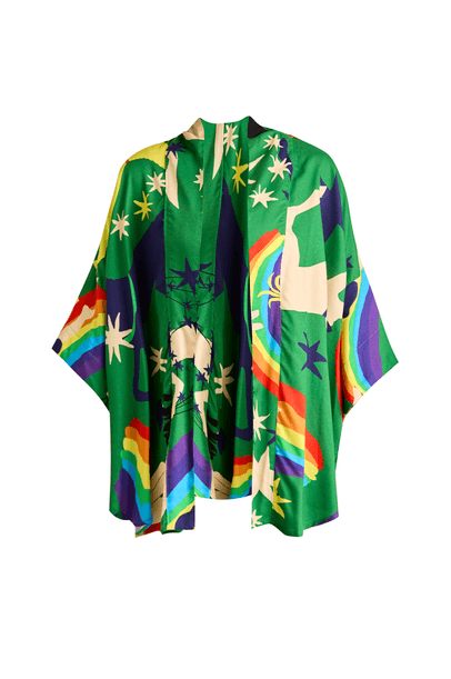 Kimono Curto Malabares Wasabi - MULTICOLORIDO