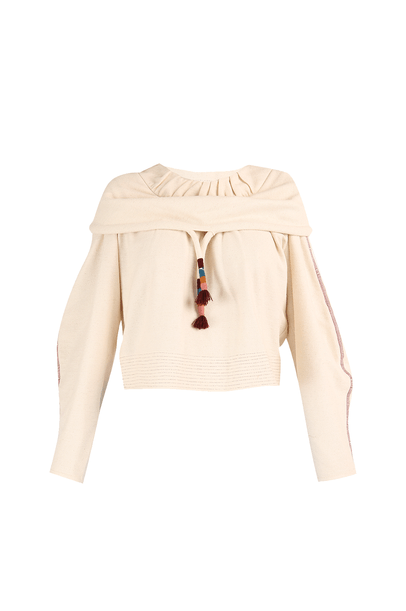 Blusa Del Rio Off White Lilly Sarti - OFF WHITE