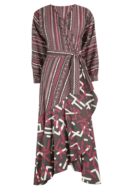 Vestido Midi Kenia Multicolorido Sissa - MULTICOLORIDO