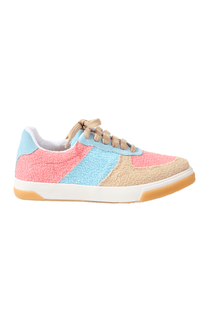 Tenis Patchwork Toalha Framed - AZUL