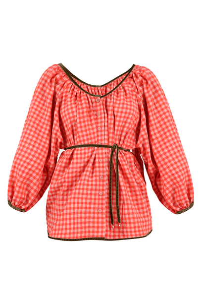 Blusa Milanno Framed - VERMELHO