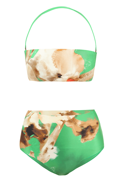 Biquini Bandeau Hot Pants Verde Lenny Niemeyer - VERDE