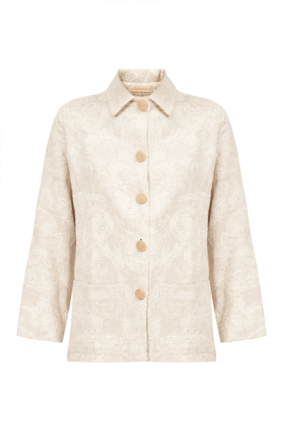 Camisa Gálata Linnen - NATURAL