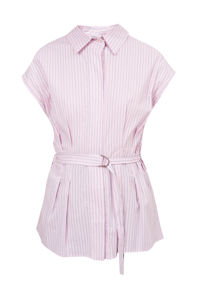 Camisa Mc Com Faixa Firenze - ROSA