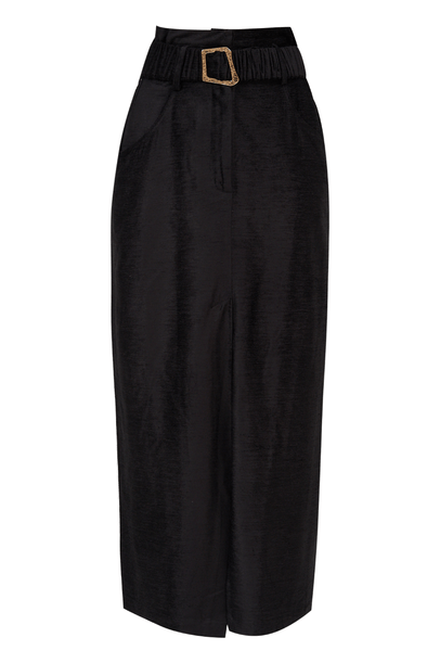 Saia Longa Du Jour Framed - PRETO