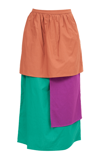 Saia Midi Lanzarote Allmost Vintage - MULTICOLORIDO