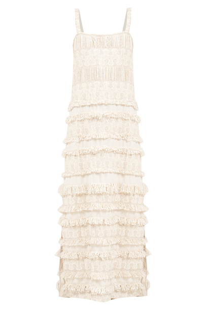 Vestido Kalesi Linnen - OFF WHITE