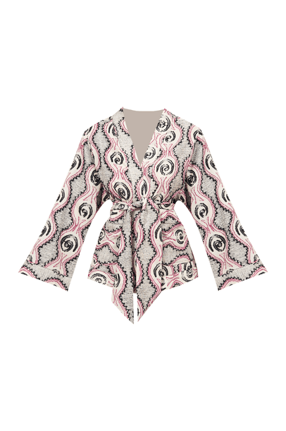 Kimono Hierapolis Linnen - MULTICOLORIDO