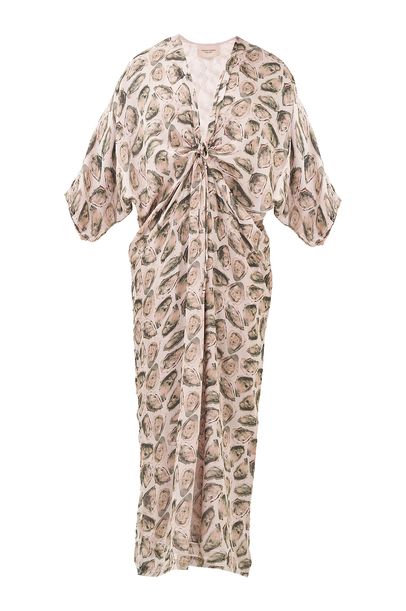 Kaftan Ostras Adriana Degreas - MULTICOLORIDO