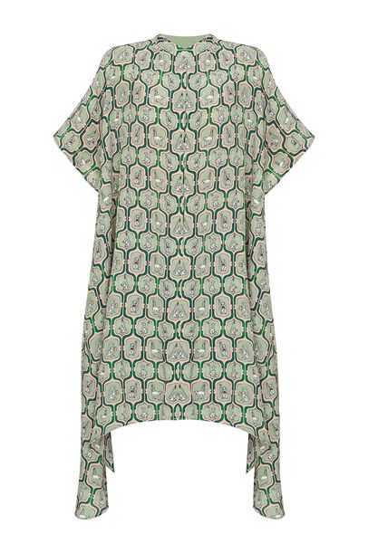 Vestido Pontas Bdln - VERDE