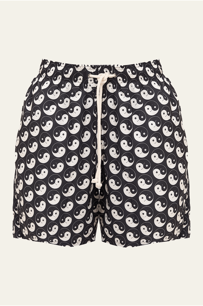 Shorts Yin and Out Parioca - PRETO
