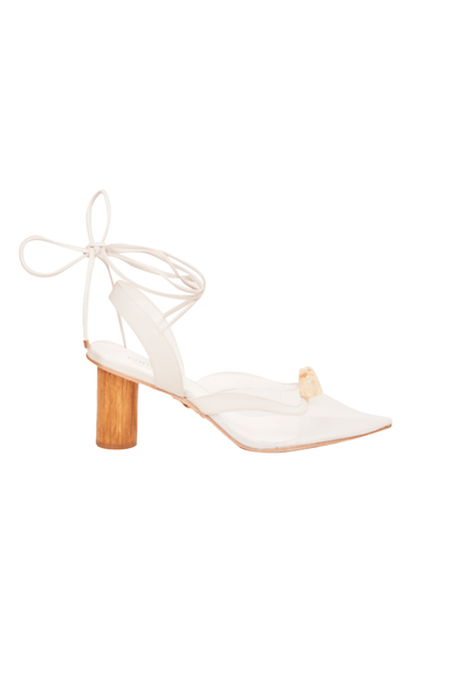 Mule Couro Confraria - OFF WHITE