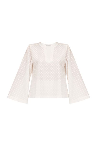 Blusa Ml Boule Clemence Off White
