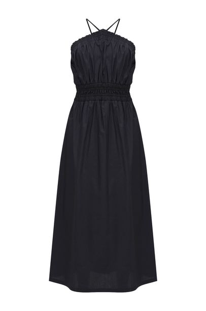 Vestido Midi New Milan Clemence PRETO