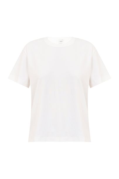 T-Shirt Oversized Women Egrey - BRANCO