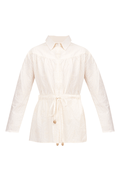 CAMISA AMA LINNEN OFF WHITE