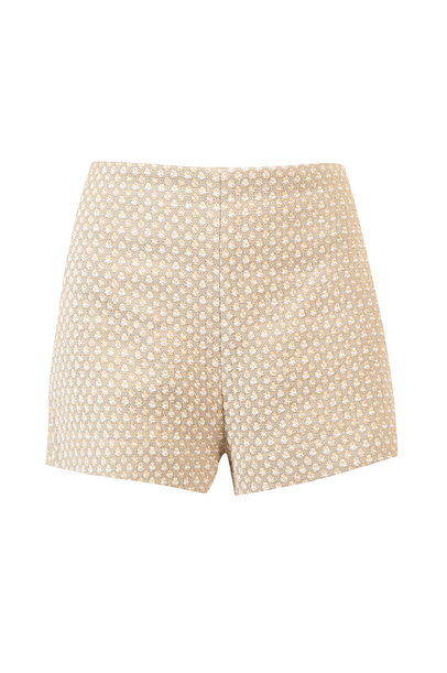 Shorts Tapisserie Framed - BEGE