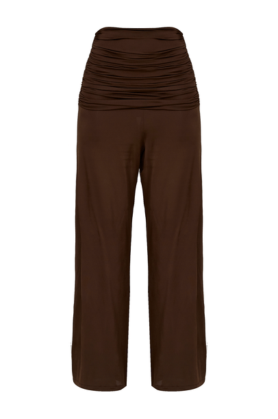 Calça Longa Jersey Egrey - MARROM