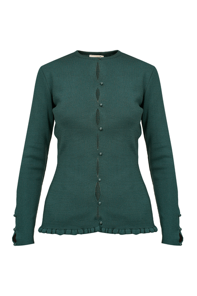Blusa Manga Longa Lesage Framed - VERDE