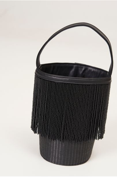 Bolsa Bela Franjas Glorinha Paranaguá - PRETO