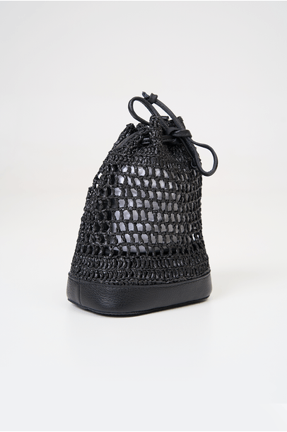 Bolsa Jade Crochet Glorinha Paranaguá - PRETO