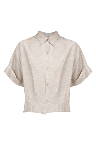 Blusa Nazar Linnen - CINZA